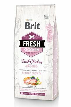 Brit Fresh Dog Chicken&Potato Puppy HealthyGrowth 12kg