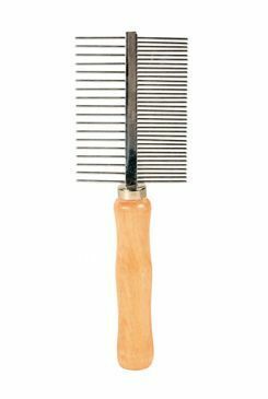 Hřeben na srst ENGLAND oboustranný 17cm TR