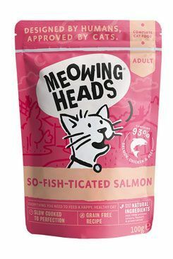 MEOWING HEADS So-fish-ticated Salmon kapsa 100g