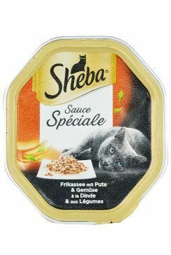Sheba vanička Sauce Collection s krůtím a zeleninou 85g