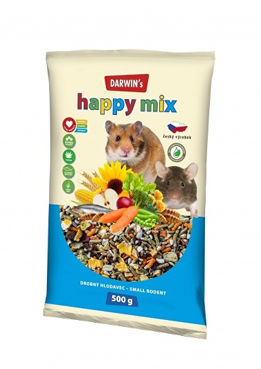Darwin's drobný hlodavec happy mix 500g