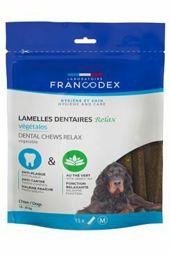 Francodex Relax žvýkací plátky M pes 352,5g 15ks