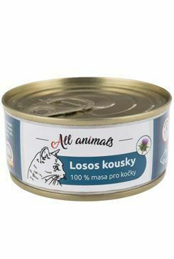 All Animals CAT konz. Losos kousky 90g
