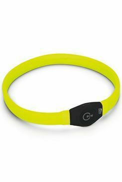 Obojek USB Visio Light LED nabíjecí 65cm žlutý KAR