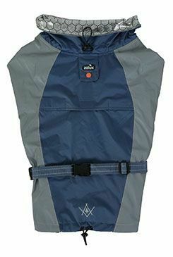 Obleček voděodolný pro psy BIVOUAK modrá 45cm Zolux