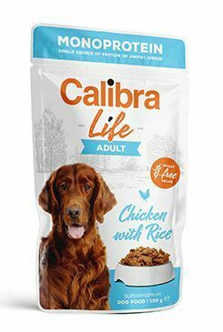 Calibra Dog Life kapsa Adult Chicken 150g