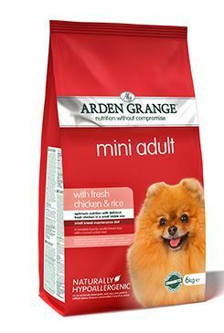 Arden Grange Dog Adult Mini with fresh Chick&Rice 6kg