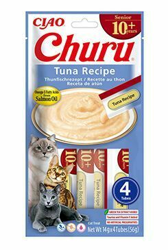 Churu Cat Senior 10+ Tuna Recipe 4x14g
