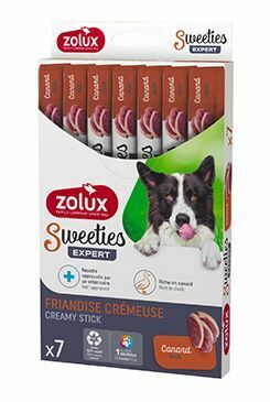 Pochoutka pes SWEETIES kachna 7ks Zolux