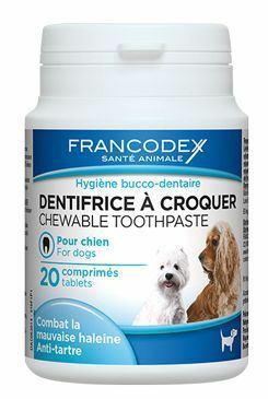 Francodex Žvýkací zubní pasta v tabletách pes 20tbl