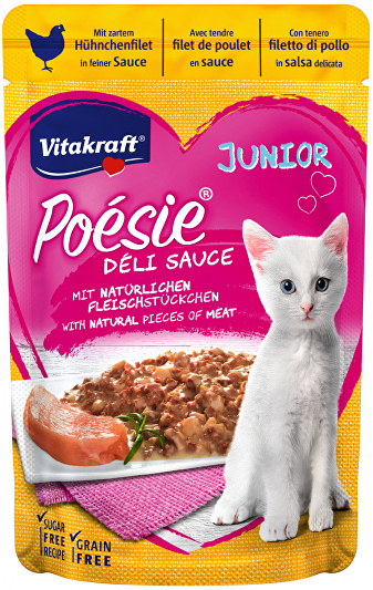 Vitakraft Cat Poésie Délice Sauce kapsa junior kuř.85g