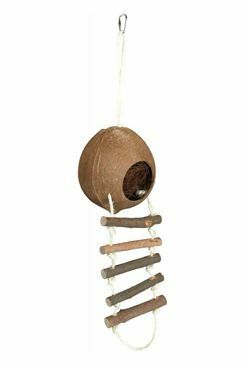 Domek pro křečky kokosový s žebříkem 13x56cm TR