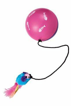 Hračka kočka Míč TURBININO s motorem a myší TR