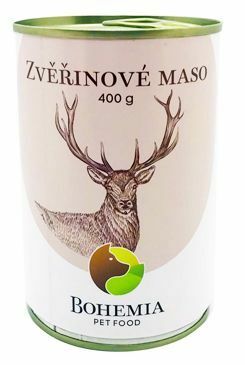BOHEMIA MASO Zvěřinové ve vlastní šťávě 400g