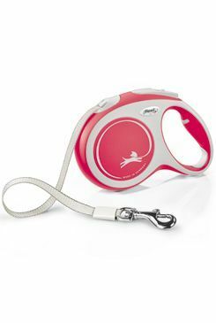 Vodítko FLEXI Comfort New L pásek 8m/50kg červená