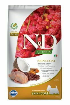 N&D Quinoa DOG Skin&Coat Quail Adult Mini 2,5kg