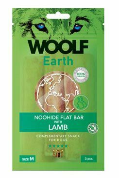 WOOLF pochoutka Earth NOOHIDE M Lamb 90g