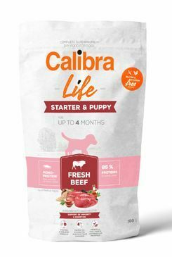 Calibra Dog Life Starter&Puppy Fresh Beef 100g