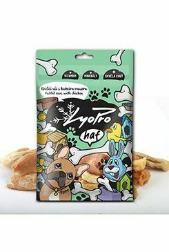 Lyopro DOG poch. sušené Králičí uši s kuř. masem 70g