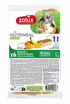 Poch. NUTRIMEAL Cookies hlodavci pomer.banán 6ks