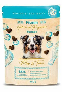 Pochoutka Fitmin NP Play and Train Turkey 400g