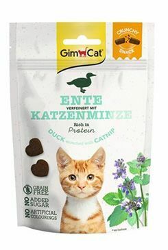 Gimcat Crunchy Snacks kachna s catnipem 50g