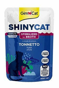 Gimcat ShinyCat kapsa tuňák ve vývaru Sterilized 70g