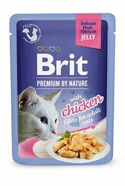 Brit Premium Cat D Fillets in Jelly with Chicken 85g