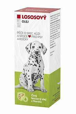 Péče o srst,kůži,srdce pro psy,kočky los.olej 250ml PHC