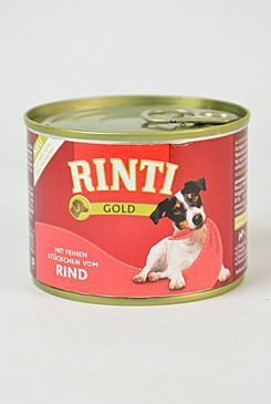 Rinti Dog Gold konzerva hovězí 185g