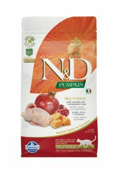 N&D GF Pumpkin CAT NEUTERED Quail&Pomegranate 1,5kg