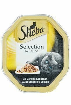 Sheba vanička Selection s drůbežím 85g