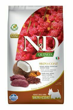 N&D Quinoa DOG Skin&Coat Venison Mini 800g
