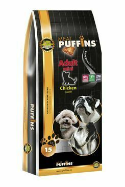 Puffins Dog Adult Yorkshire&Mini Chicken 15kg