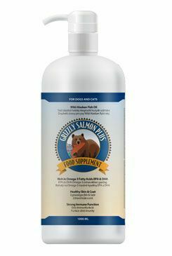 Lososový olej s treskou Schesir Grizzly 1000ml