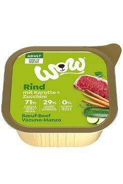 WOW paštika Adult hovězí s karotkou 150g