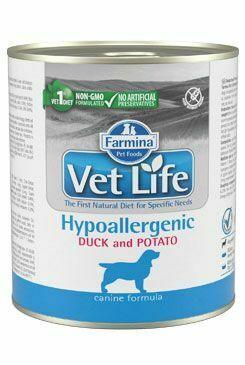 Vet Life Natural DOG konz. Hypoaller Duck&Potato 300g