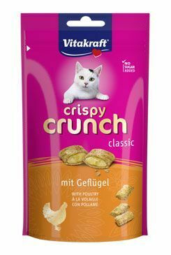 Vitakraft Cat poch. Crispy Crunch drůbeží 60g