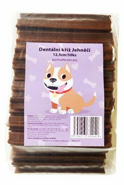 Pochoutka Dentální kříž Jehněčí 50ks