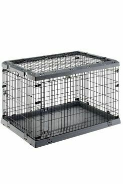 Přepravka SUPERIOR 105 skládací pro psy šedá FP