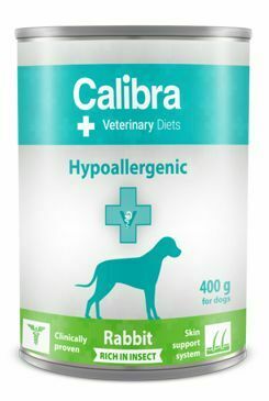 Calibra VD Dog konz. Hypoallergen. Rabbit&Insect 400g