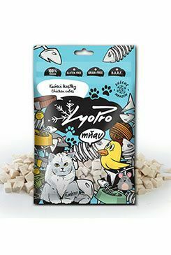 Lyopro CAT poch. mrazem sušené Kuřecí kostky 50g