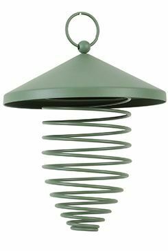 Krmítko venk. SPIRAL na loj.koule kov zelená 11cm Zolux