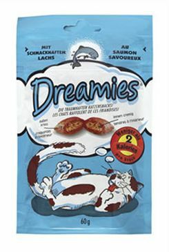 Dreamies kočka pochoutka s lososem 60g