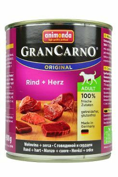 Animonda pes GRANCARNO konz. ADULT se srdcem 800g