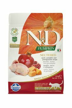 N&D GF Pumpkin CAT NEUTERED Quail&Pomegranate 300g