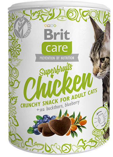 Brit Care Cat Snack Superfruits Chicken  100g