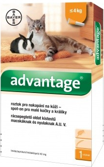 Advantage 40 10% 1x0,4ml pro kočky do 4kg