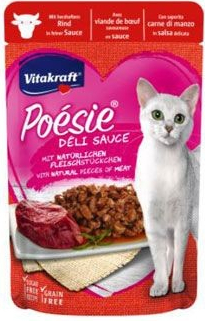 Vitakraft Cat Poésie Délice Sauce kapsa hovězí 85g