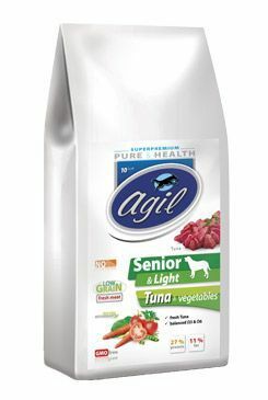 Agil Senior&Light Low Grain Tuna&Lamb&Chicken 10kg